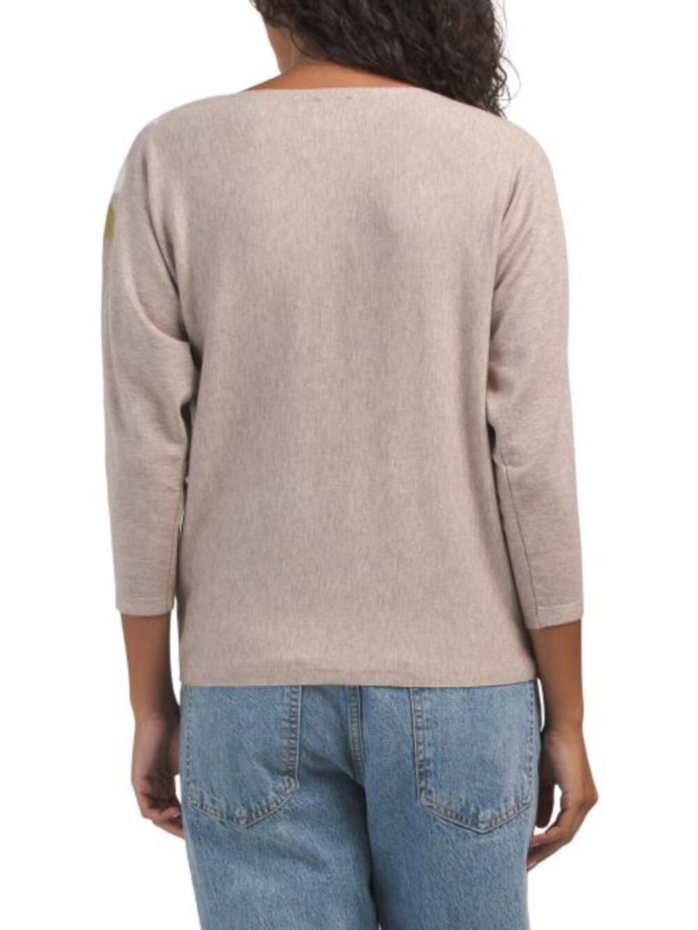 AAEDA Flower Embroidery Dolman Three-quarter Sleeve - Picture 2 of 2